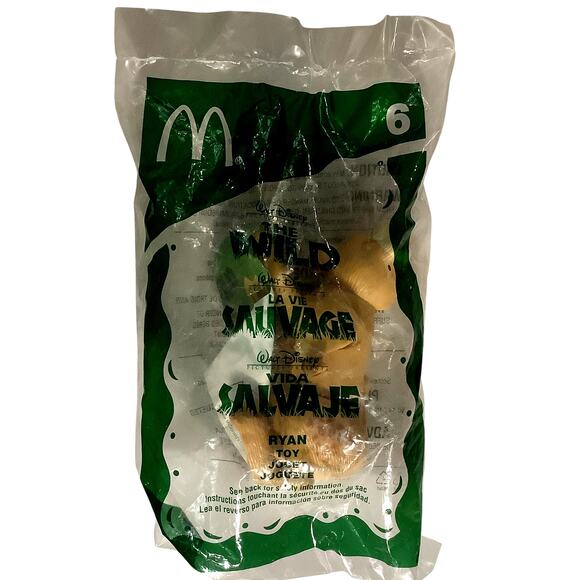Disney's The Wild- Ryan Collectible Figure, McDonald's Happy Meal Toy, 2006, NIP - Picture 4 of 5